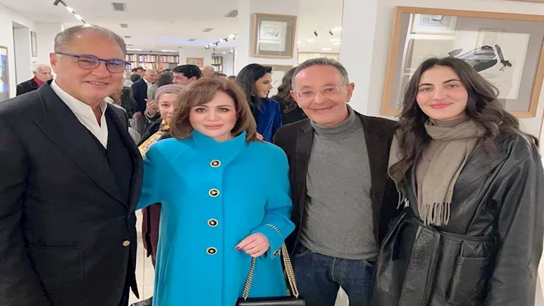 بصحبة ليلى علوي.. إلهام شاهين تنشر صور من افتتاح متحف فاروق حسني