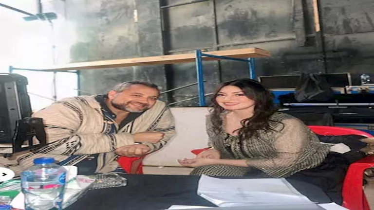 رمضان 2026.. 5 صور لـ نرمين الفقي مع خالد الصاوي وصناع “أولاد الراعي”