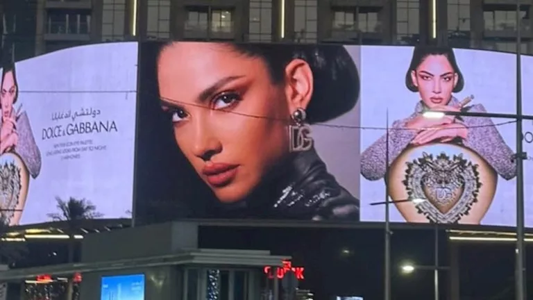 هدى المفتي تخطف الأنظار من مشاركتها في عرض أزياء “دولتشي أند جابانا”