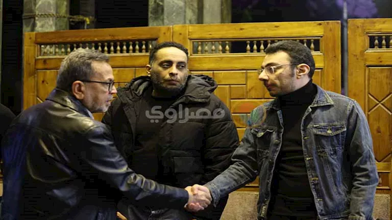 14 صورة من عزاء السيناريست هناء عطية بمسجد عمر مكرم