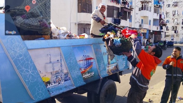 جهود ميدانية مستمرة لرفع كفاءة منظومة النظافة العامة بضواحي بورسعيد |شاهد