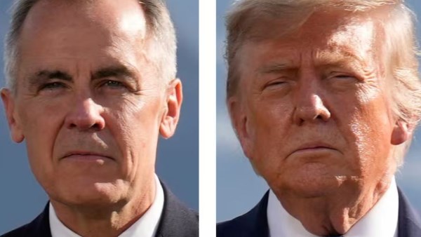 ترامب يهدّد بفرض تعريفة جمركية بنسبة 100% على كندا