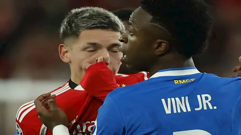 “تلقيت تهديدات”.. لاعب بنفيكا يرد على اتهامه بالعنصرية تجاه فينيسيوس