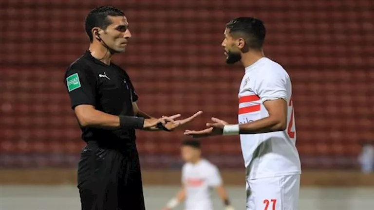 محمود ناجي حكما لمباراة الزمالك وبيراميدز في الدوري