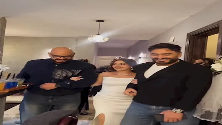 في أجواء أسرية.. تامر حسني يُقدم هاجر الشافعي لخطيبها- فيديو صور