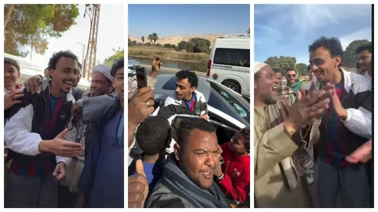 كزبرة يرقص بالعصا ويغني مع أهالي الأقصر في كواليس “بيبو”