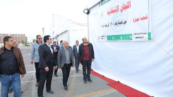 قبل ساعات من انطلاقها.. أمين المهندسين يتفقد مقر انتخابات القاهرة