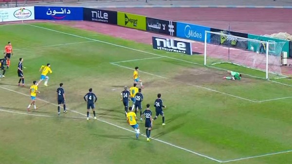 الإسماعيلي يتقدم على الجونة بهدف نظيف بالشوط الأول بالدوري