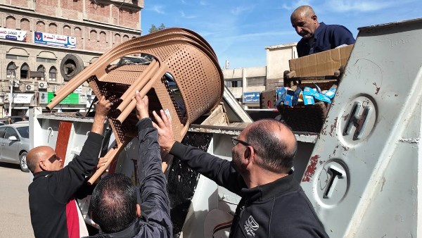 لمنع العشوائية.. رفع 43 حالة إشغال بحي غرب كفر الشيخ