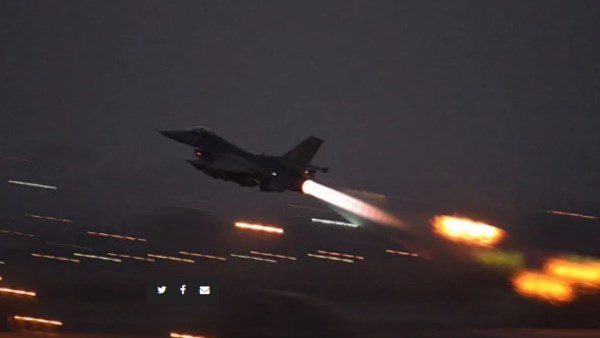 مصرع الطيار .. تحطم طائرة مقاتلة تركية من طراز إف16 في باليكسير