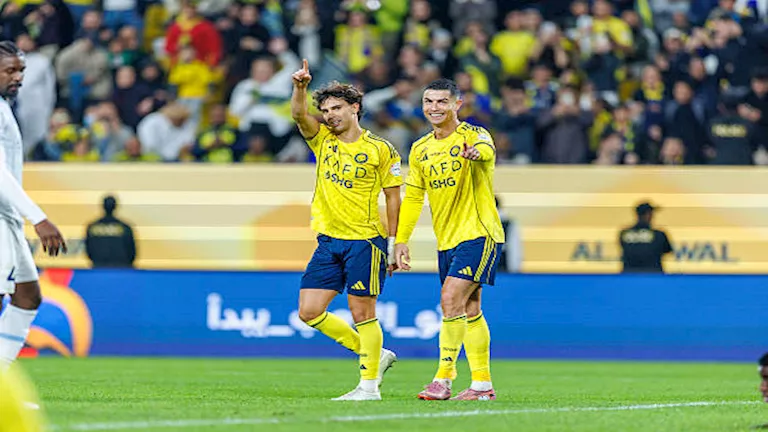 النصر يعلن تعرض رونالدو لإصابة عضلية
