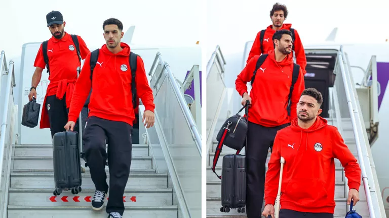 الثاني: بقيادة حسام حسن.. منتخب مصر يصل جدة استعداداً لودية الأخضر