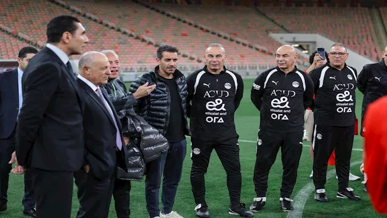 حسام حسن يقود مران المنتخب المصري الأخير استعداداً لمواجهة السعودية