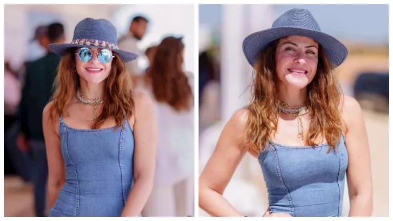 أحدث ظهور لـ هيدي كرم بإطلالة جريئة والجمهور يعلق