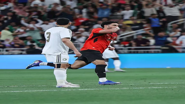 شاهد هدف منتخب مصر الرابع في شباك السعودية