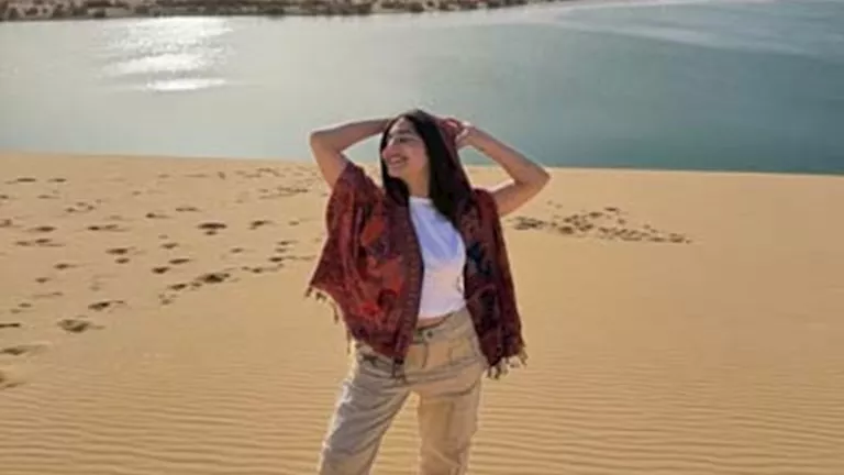 مايان السيد تشارك متابعيها صورًا من رحلتها للفيوم