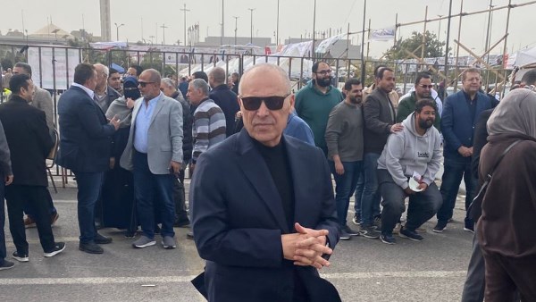 هاني أبو ريدة يشارك في انتخابات المهندسين بلجان القاهرة