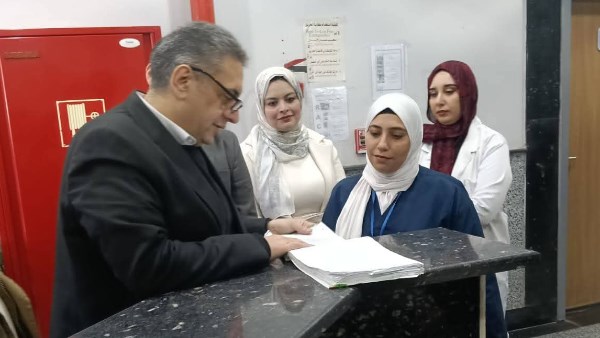 في أول أيام العيد.. وكيل صحة كفر الشيخ يتفقد مستشفى الصدر| صور