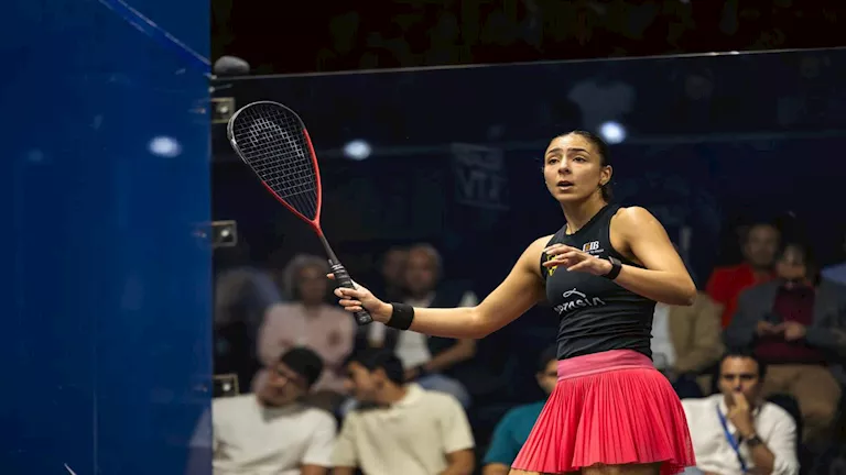 هانيا الحمامي تتوج بلقب بطولة الجونة الدولية للاسكواش