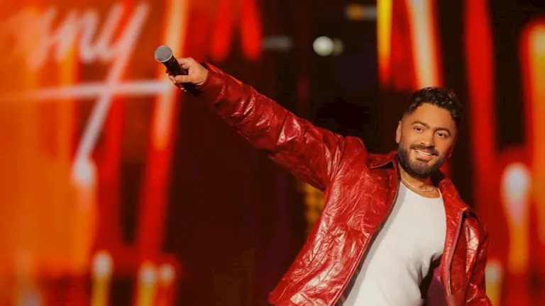 تامر حسني يكشف كواليس تحضيرات حفله مع فرنش مونتانا بالعين السخنة