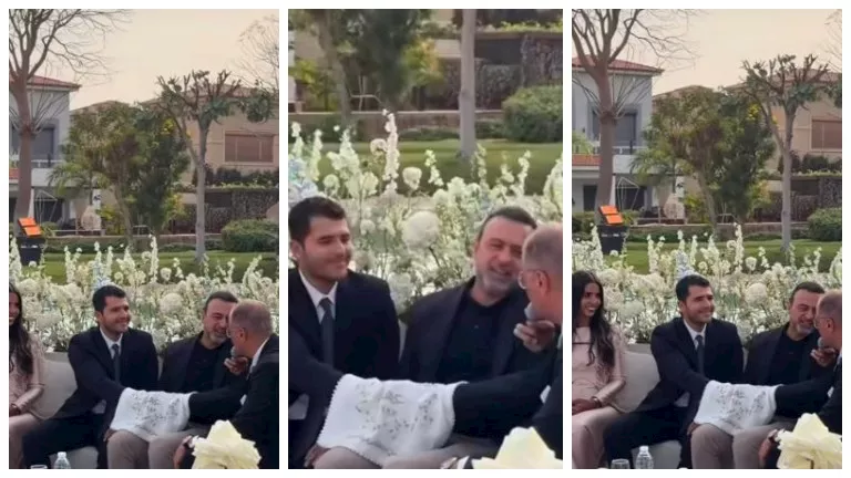 بالصور- كواليس عقد قران ابنة المنتج محمد السعدي بحضور مصطفى حسني