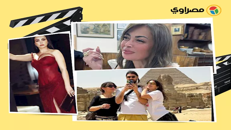 نيللي كريم تتألق بالأهرامات ودينا فؤاد بفستان جريء.. لقطات نجوم الفن خ