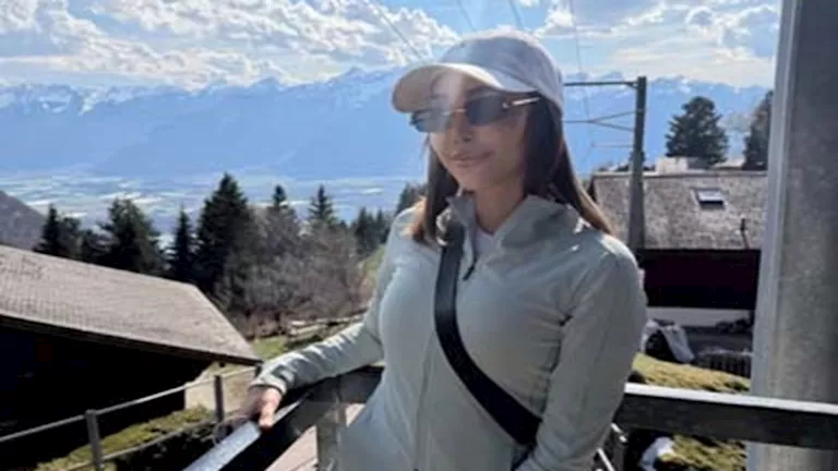 بسمة بوسيل تخطف الأنظار من سويسرا بإطلالة ساحرة وسط الجبال والطبيعة