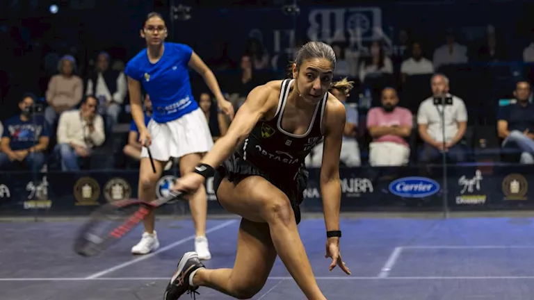 تعليق هانيا الحمامي بعد صعودها لنهائي الجونة للإسكواش