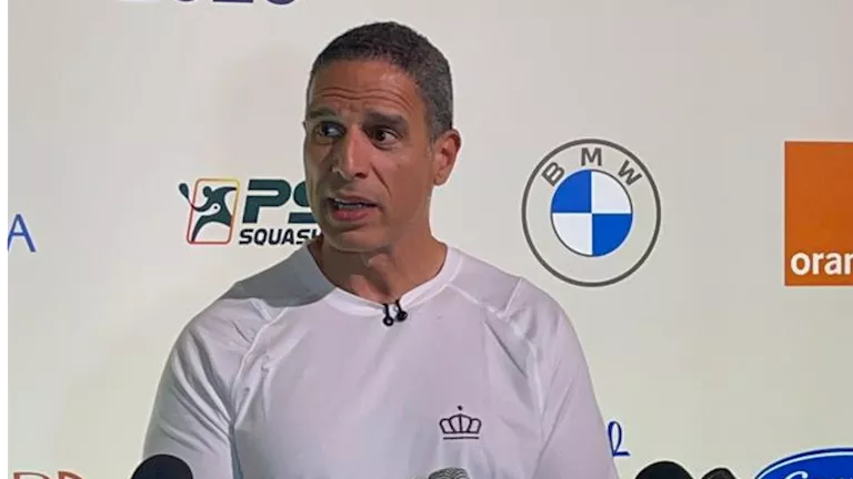 محمد عامر يتحدث عن بطولة الجونة الدولية للإسكواش