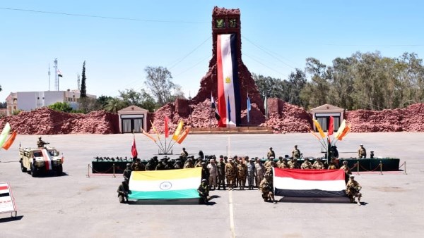 إعصار 4.. تدريب مصرى هندى بالميادين القتالية لقوات الصاعقة