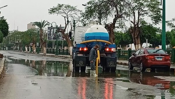 شفط مياة الأمطار 