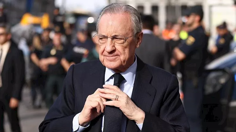 أول تعليق من رئيس ريال مدريد على تجديد عقد فينيسيوس | مصراوي