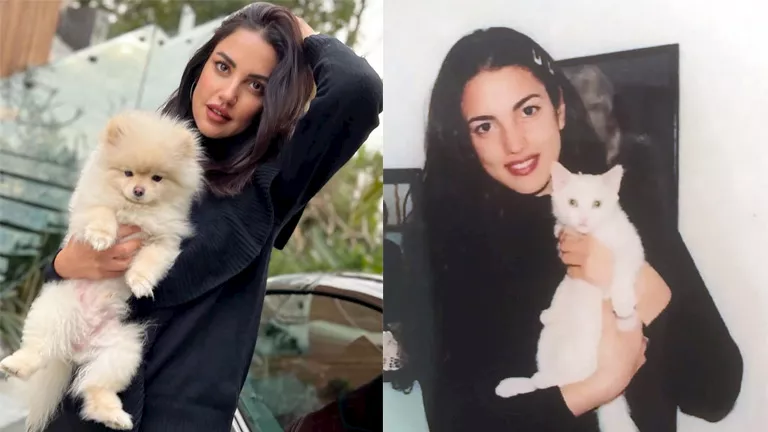 درة تنشر صورا بين الماضي والحاضر.. والجمهور يغازلها