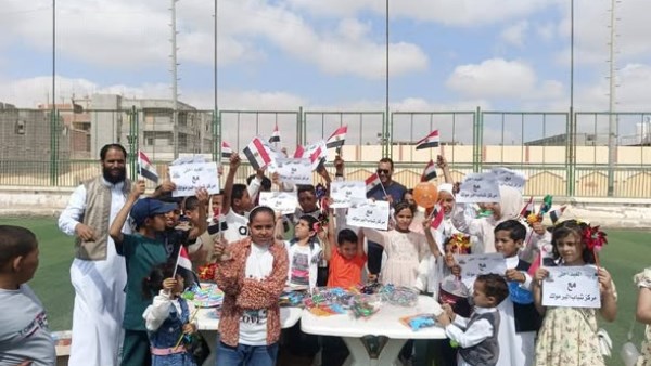 أجواء احتفالية مميزة بمركز شباب اليرموك بمدينة الحمام بـ عيد الأضحى