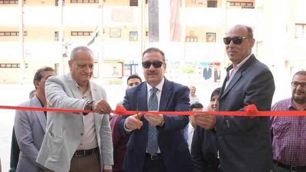 محافظ بورسعيد يفتتح أعمال تطوير ورفع كفاءة مدرسة يوسف عاشور الابتدائية المعتمدة