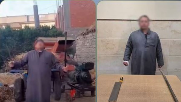 مريض نفسي.. ضبط عاطل يلوح بسلاح أبيض في البحيرة