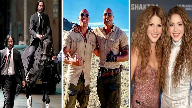 نجوم يستعينون بشبيه لهم لتنفيذ مشاهد سينمائية أو حمايتهم من مصوري “الب | مصراوي