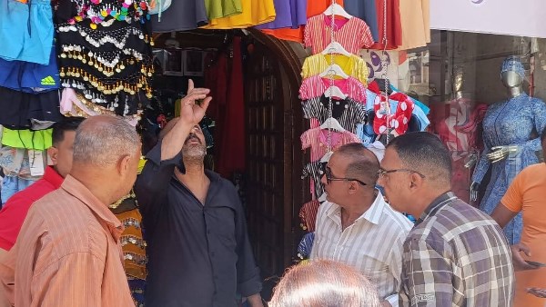 حملة صباحية لإزالة الإشغالات والتعديات شرق بورسعيد