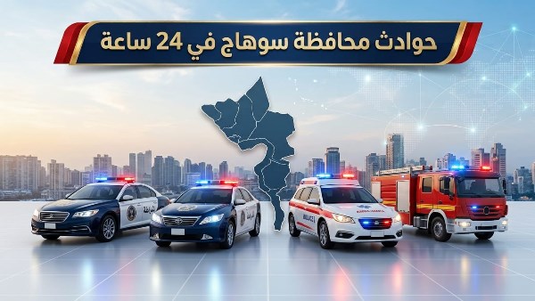 قبل أن يدق جرس يوم جديد.. 24 ساعة داميــة في سوهاج بين حوادث الموت والتسمم والجريمة