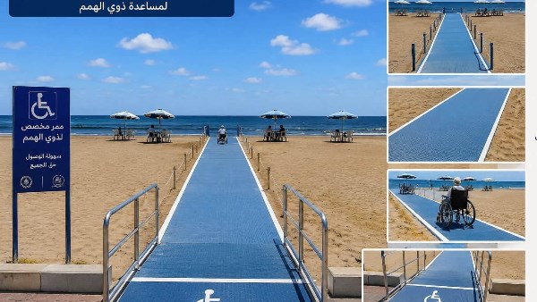لأول مرة بمحافظة بورسعيد.. اللواء أبو ليمون يوافق على تنفيذ مشروع أول ممر آمن إلى البحر لذوي القدرات الخاصة