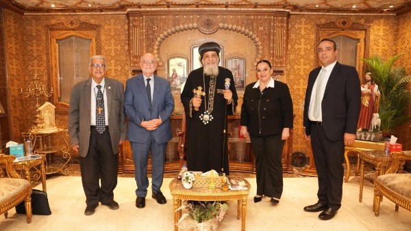 قداسة البابا تواضروس يستقبل الأمين العام لمجلس كنائس الشرق الأوسط