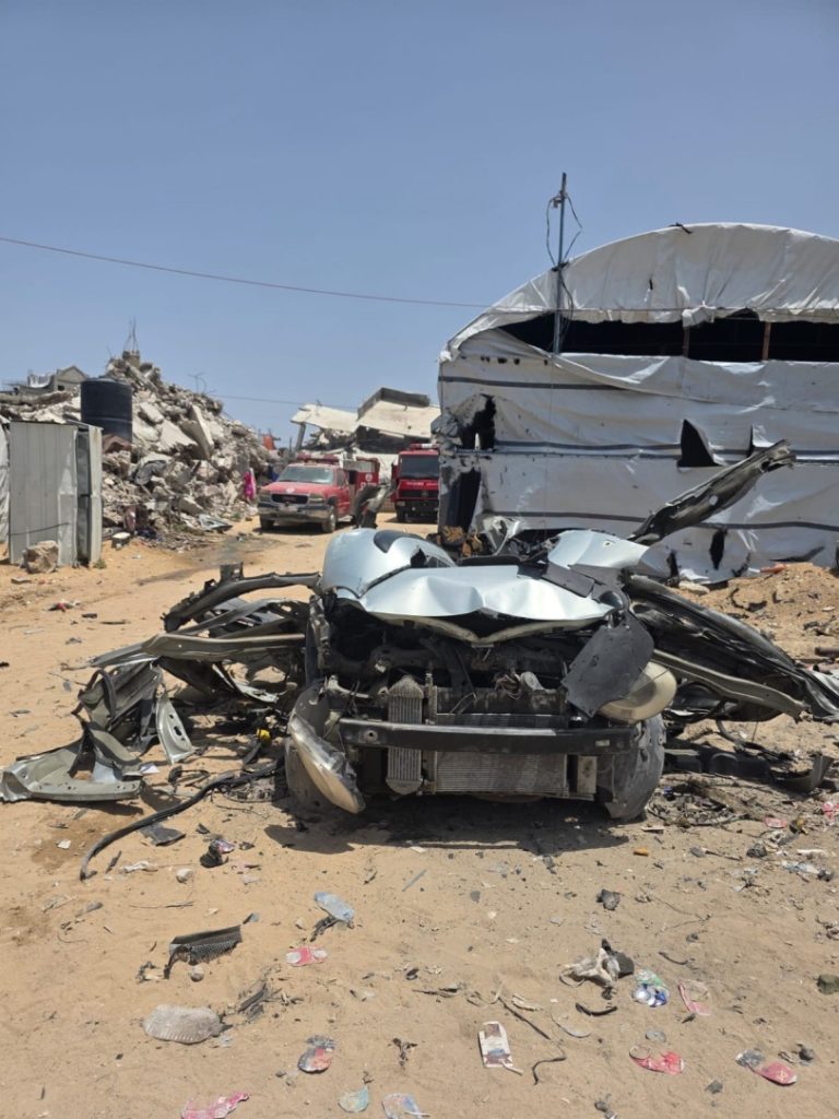 اربعة شهداء بينهم ضابط شرطة كبير وإصابات بسلسلة غارات وسط وشمال فطاع غزة