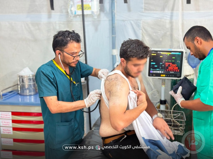 غزة : اصابات باستهداف طائرات الاحتلال لخيمة بخان يونس ومنزل بالنصيرات