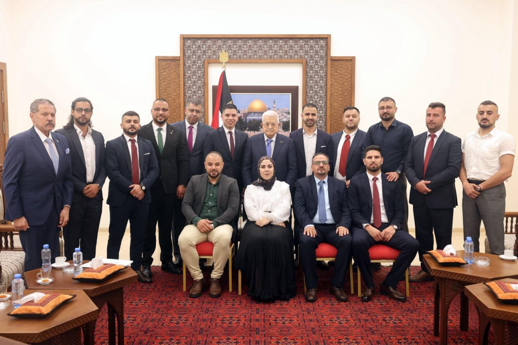 الرئيس يستقبل الاتحاد العام لطلبة فلسطين ويهنئه بعقد مؤتمره وانتخاب هيئته الجديدة