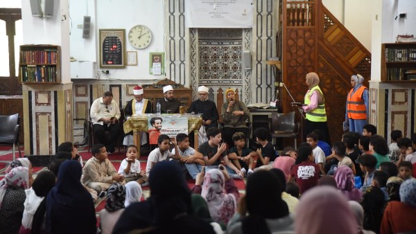 الأعلى للشئون الإسلامية ومكافحة الإدمان يختتمان فعالياتهما التوعوية بمسجد الصباح بالمعادي