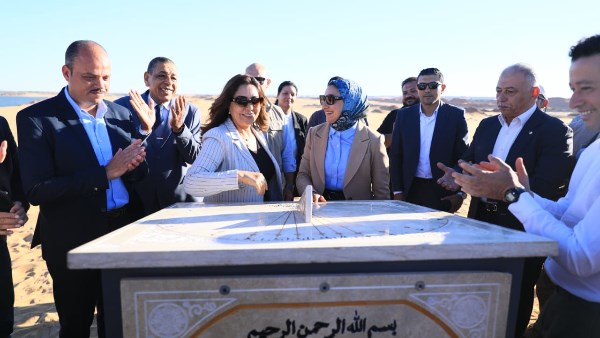 وضع حجر الأساس لمشروع تطوير بحيرة موط والغابة الشجرية بالداخلة